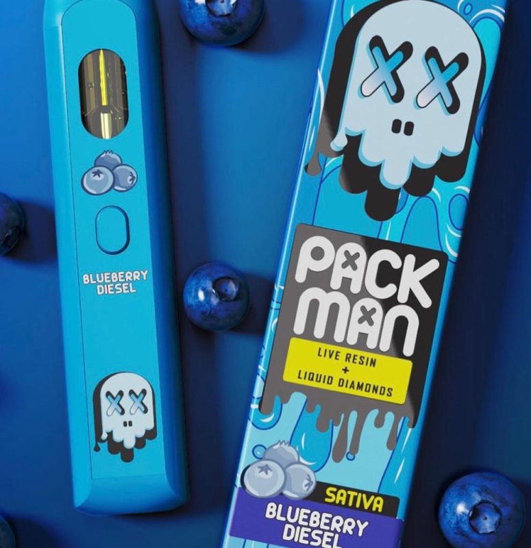 Pack Man Blueberry Diesel Disposable 2000mg